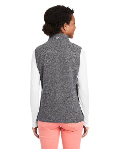 Shop Womens Sweater Fleece Vest - Philadelphia Eagles at vineyard vines