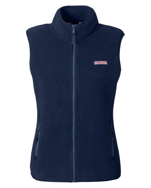 Lids Dallas Cowboys Vineyard Vines Women's Fleece Harbor Full-Zip Vest -  Navy