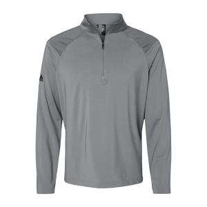 Adidas Shoulder Stripe Quarter-Zip Pullover