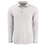 Cutter & Buck Coastline Epic Comfort Eco Recycled Mens Long Sleeve Polo