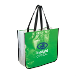 EXTRA LARGE LAMINATED SHOPPING TOTE