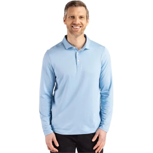 Cutter & Buck Coastline Epic Comfort Eco Recycled Mens Long Sleeve Polo
