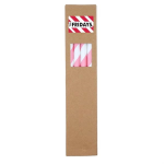 10 Pack Biodegradable Paper Straws in Box (0.8cm dia.)