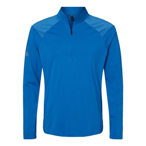 Adidas Shoulder Stripe Quarter-Zip Pullover