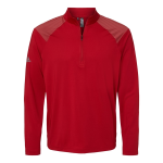 Adidas Shoulder Stripe Quarter-Zip Pullover